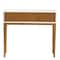 Baxton Studio Odile Mid-Century Modern Honey Brown Finished Bayur Wood Console Table with Fluted-designed Drawer 227-12894-ZORO - alternate 6
